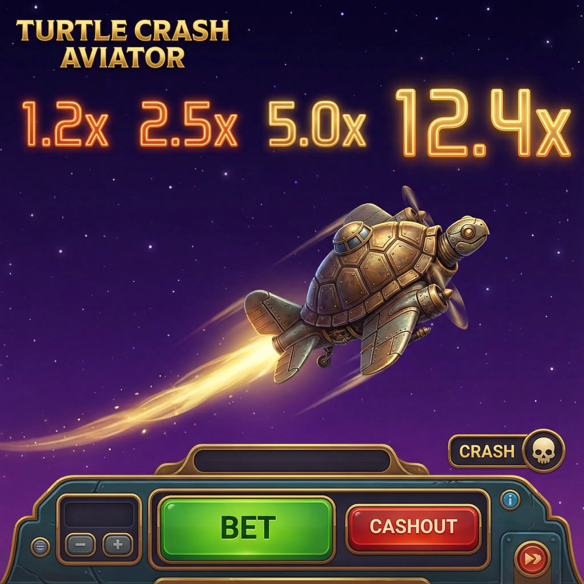 Jogo Aviator Turtle Crash no win444